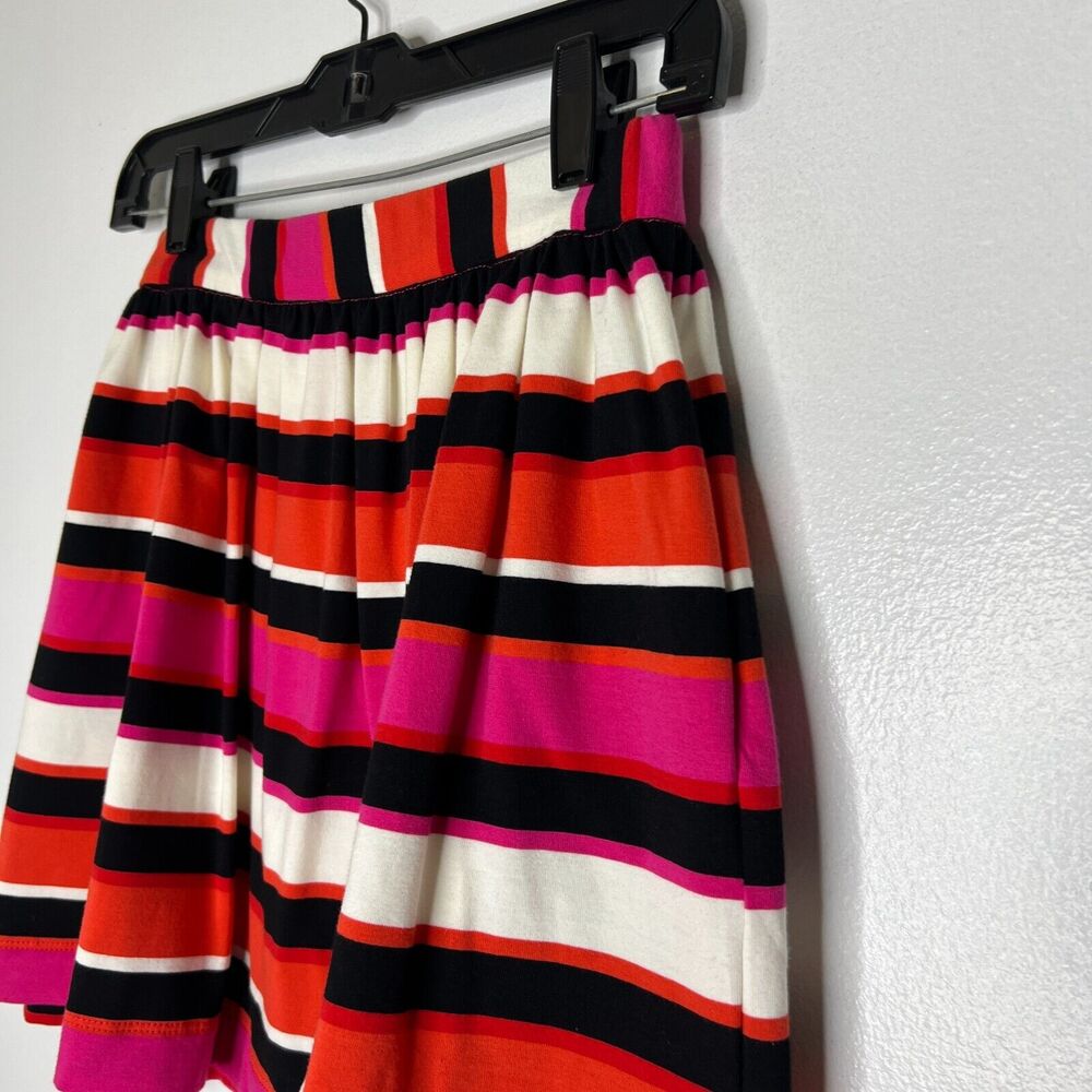 Kate Spade Girls Size 10Y Multicolor Stripe Knit Skirt Bright Fun Women's